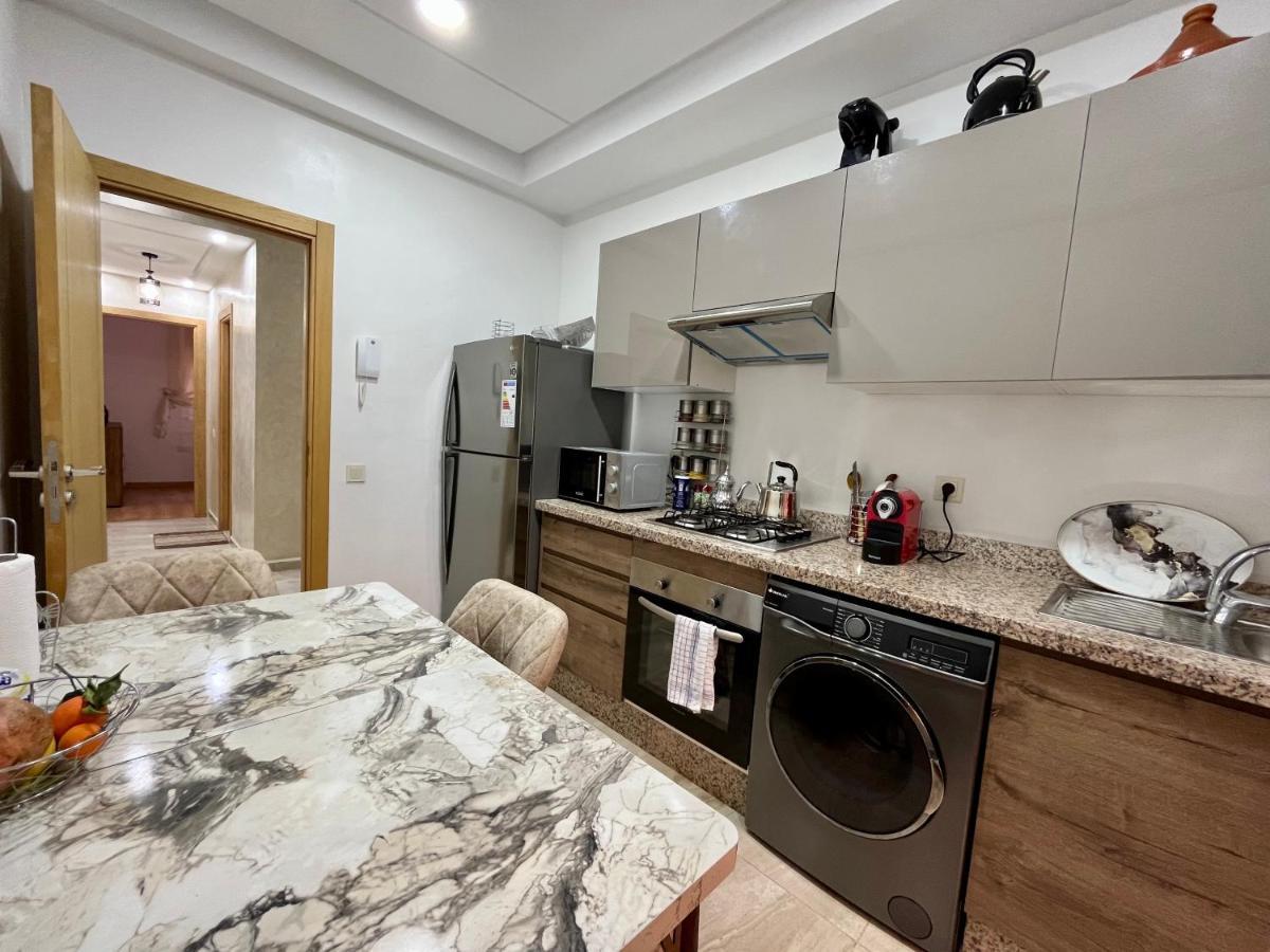 Bel Appartement A Marrakech En Residence Avec Piscine - Fibre & Netflix Marrakesh Exterior foto